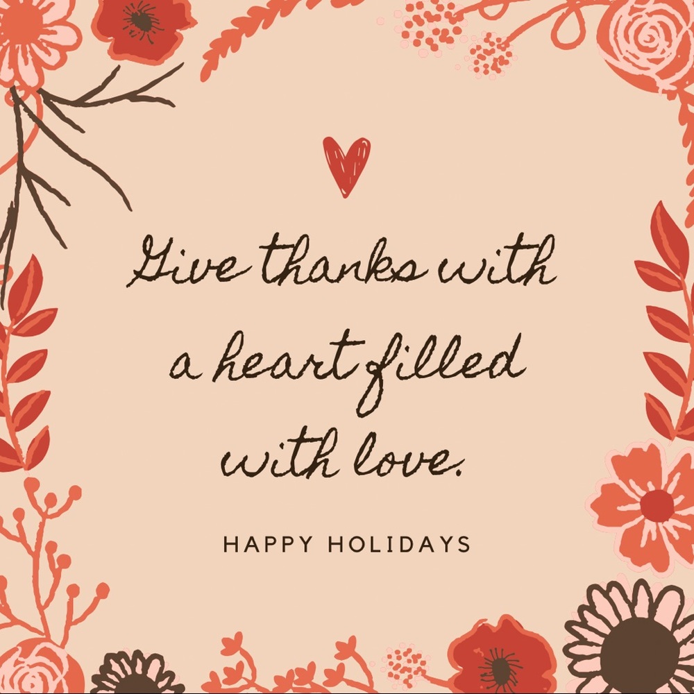 Happy Holidays 💕